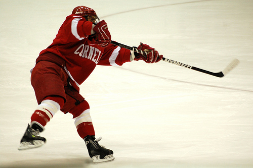 Tyler Roeszler with Cornell - Photo by Mark H Anbinder
