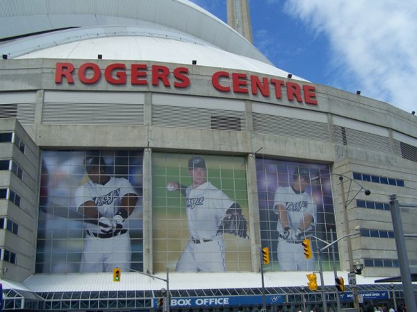 Outside The Rogers Centre in Toronto Photo: Daniel Swan