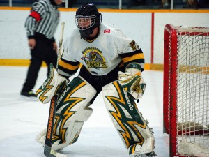 Wallaceburg Lakers Goalie Matt Berglund - Photo copyright Ian Kennedy