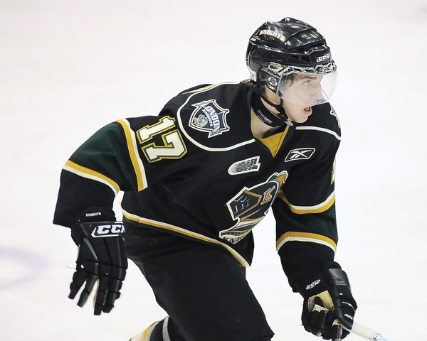 Seth Griffith of the London Knights - Photo copyright Terry Wilson/OHL Images