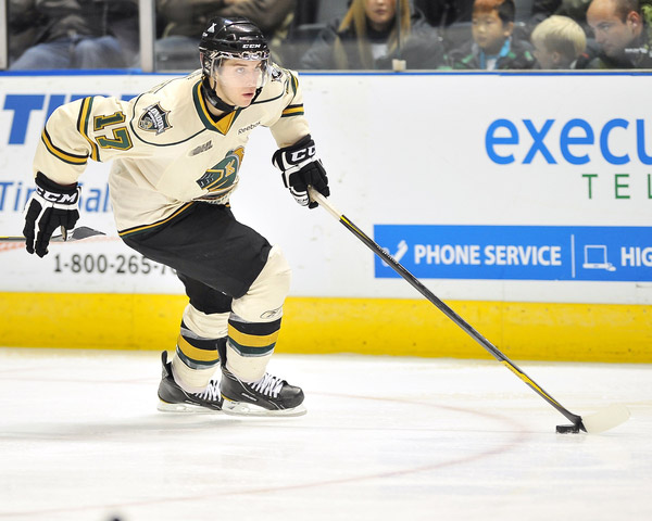 Seth Griffith of the London Knights - Photo copyright Terry Wilson/OHL Images