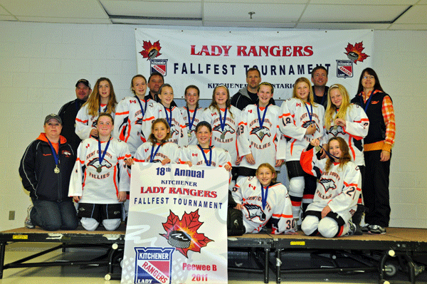 Peewee B Kent Fillies Bring Home Gold From Kitchener