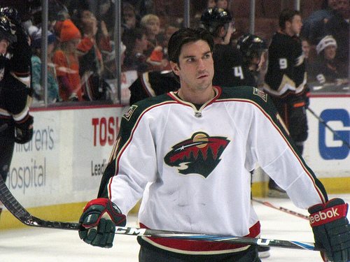 Brad Staubitz of the Minnesota Wild - Photo by Dinur Blum