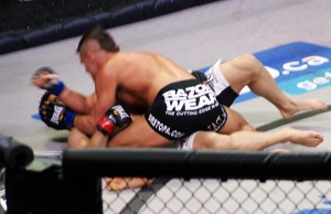 Jesse Gross fighting in Sarnia - CKSN.ca File Photo