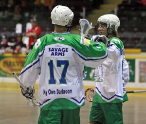 Zach Herreweyers (17) is making his presence felt in Brampton.