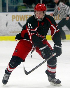 Brady Pataki of the Chatham-Kent Cyclones