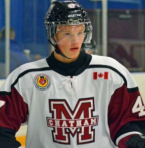 James McEwan of the Chatham Maroons