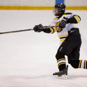 Brock Philips playing with the Waterloo Wolves