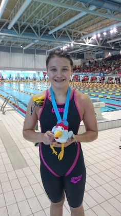 Madison Broad - Gold Medal for 200 Back