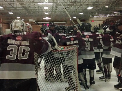 The Dresden Midget Rep hockey team will face Tweed in the OMHA finals after a 3-0 win in Game 6 over Port Dover on Sunday