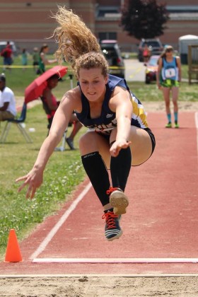 CKSS' Erin Young won a silver medal at OFSAA this weekend in long jump - Photo by Peggy Johnson