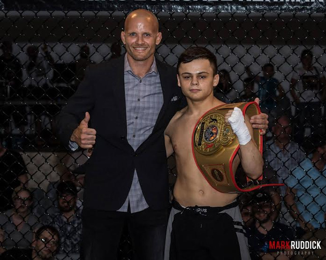 Laramie Wins First Maple City Cagefighting Title