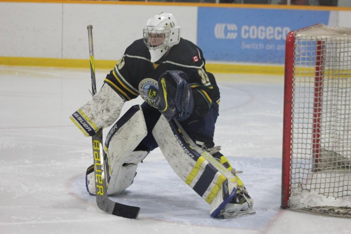 Lakers goaltender George Hill stopped 36 shots on his way to a shutout in a 1-0 Lakers win over Petrolia on Wednesday night.