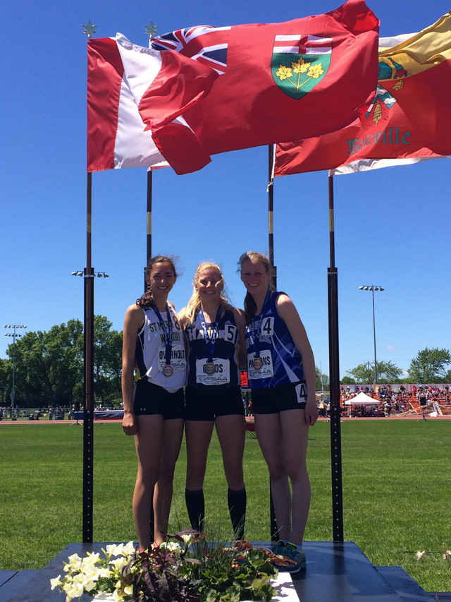 Ally Oulds hurdles OFSAA