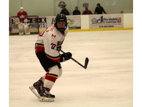 Blades Sign Maroon