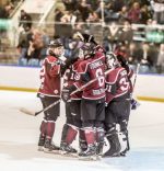 Maroons Get First Playoff Win