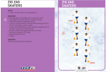 Off Ice Training Tip: Lower Body Zig Zag Skaters