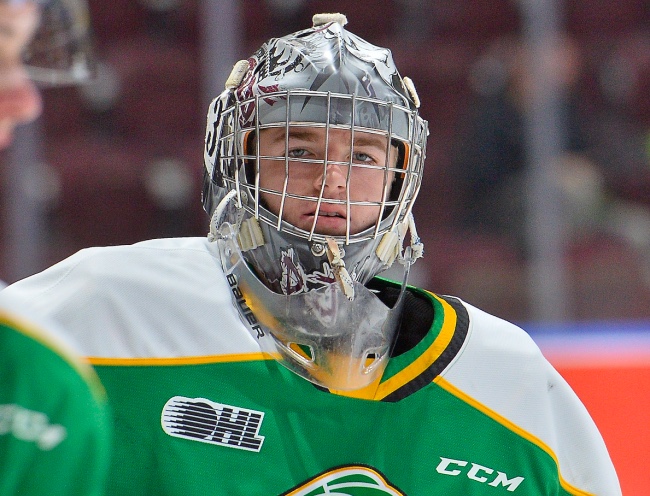 London Knights goaltender Brett Brochu named OHL goaltender of the year 