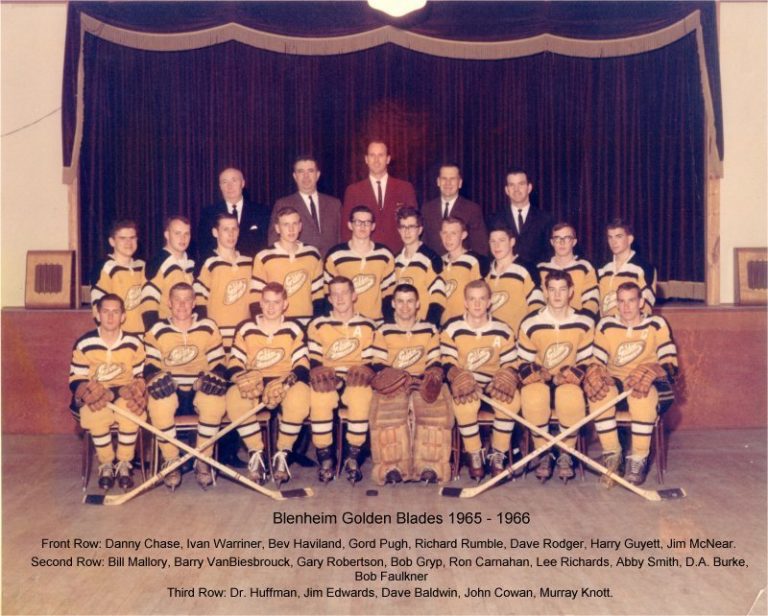 Throwback Thursday The Blenheim Golden Blades Inaugural Season