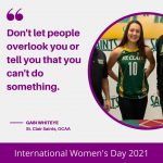 “Don’t Let People Overlook You, Or Tell You That You Can’t Do Something” – Gabi Whiteye