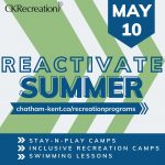 CKRecreation REACTIVATES its Summer Programming