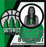Olivia Bugros Playing Basketball For Southwest Academy