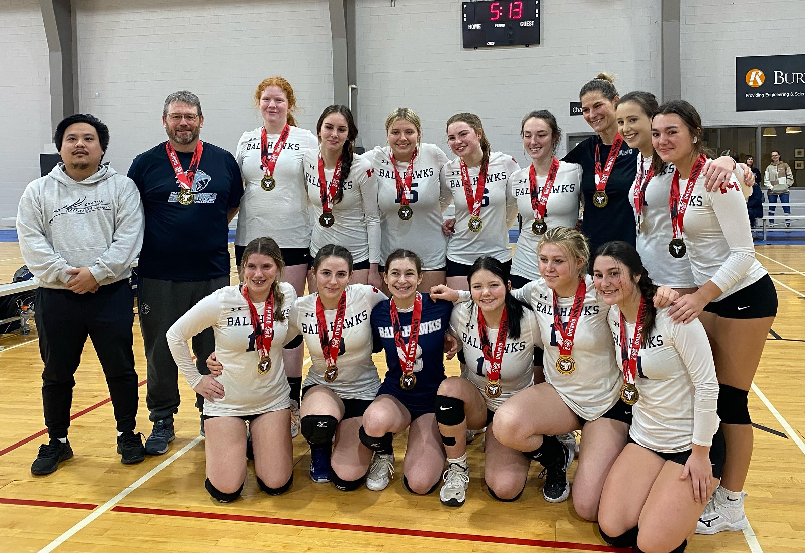Ball Hawks 16U girls are golden