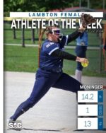 Moninger named Lambton student-athlete of the week
